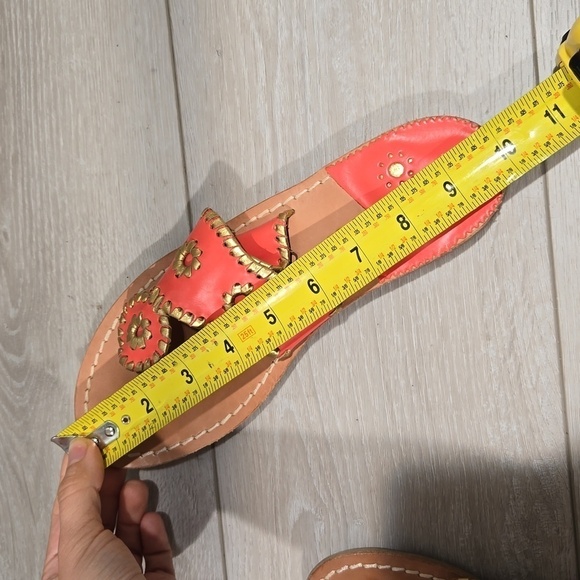 Jack Roger's Womens Hobo Boho Sandals T strap Sandals Flats shoes sz 7M - Picture 15 of 15